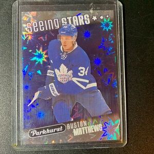 2017-18 Upper Deck Parkhurst Seeing Stars Blue Auston Matthews #SS-5